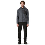 Patagonia 01. MENS APPAREL - MENS HOODIES|SWEATERS - MENS PO HOODY Men's R1® Air Fleece Full-Zip Hoody SMDB SMOLDER BLUE