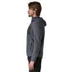 Patagonia 01. MENS APPAREL - MENS HOODIES|SWEATERS - MENS PO HOODY Men's R1® Air Fleece Full-Zip Hoody SMDB SMOLDER BLUE