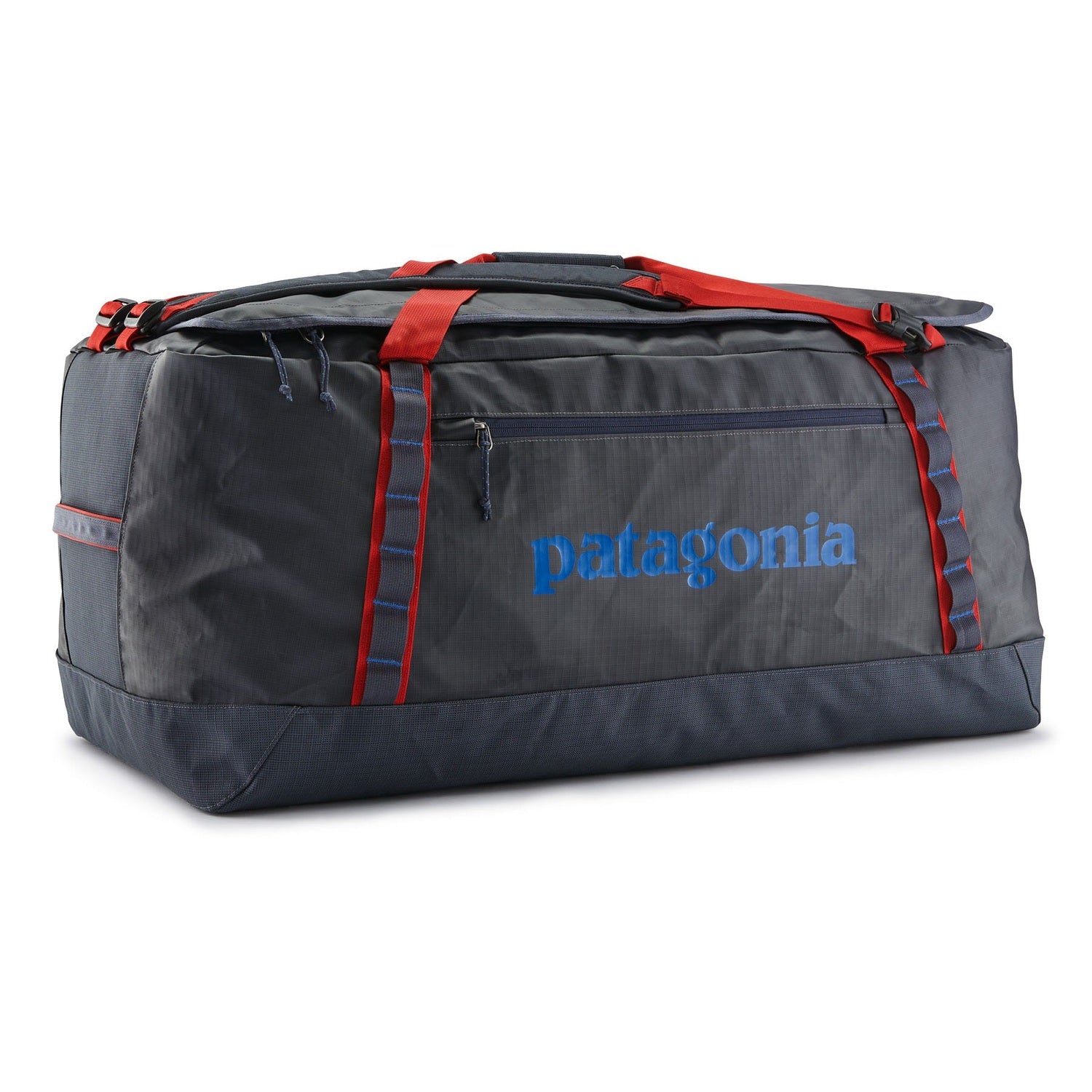 Patagonia 40L Black Hole Duffel Smolder Blue/Amanita Red