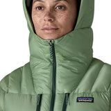 Patagonia 02. WOMENS APPAREL - WOMENS JACKETS - WOMENS JACKETS INSULATED Women's Fitz Roy Down Hoody ELGR ELLWOOD GREEN