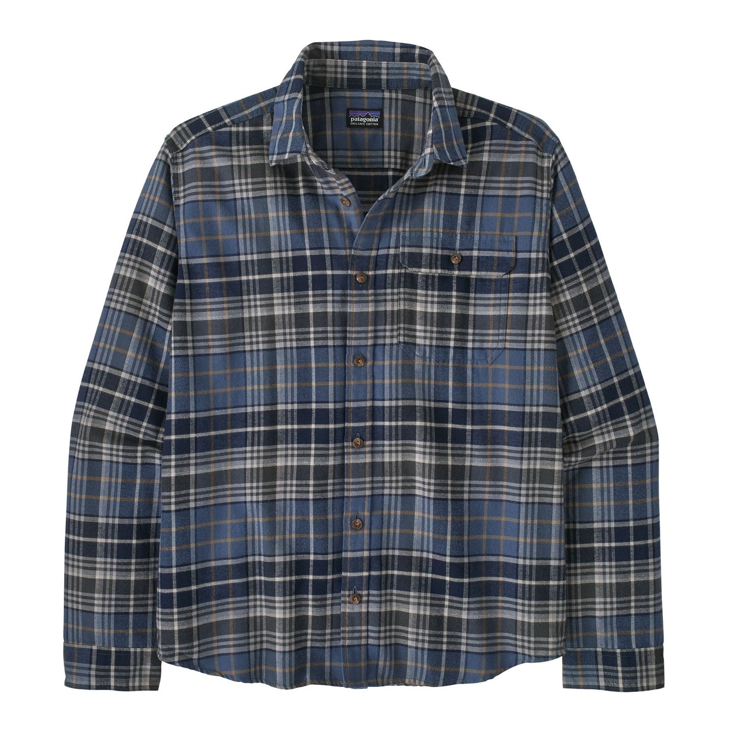 Men's Long Sleeve Lightweight Fjord Flannel Shirt