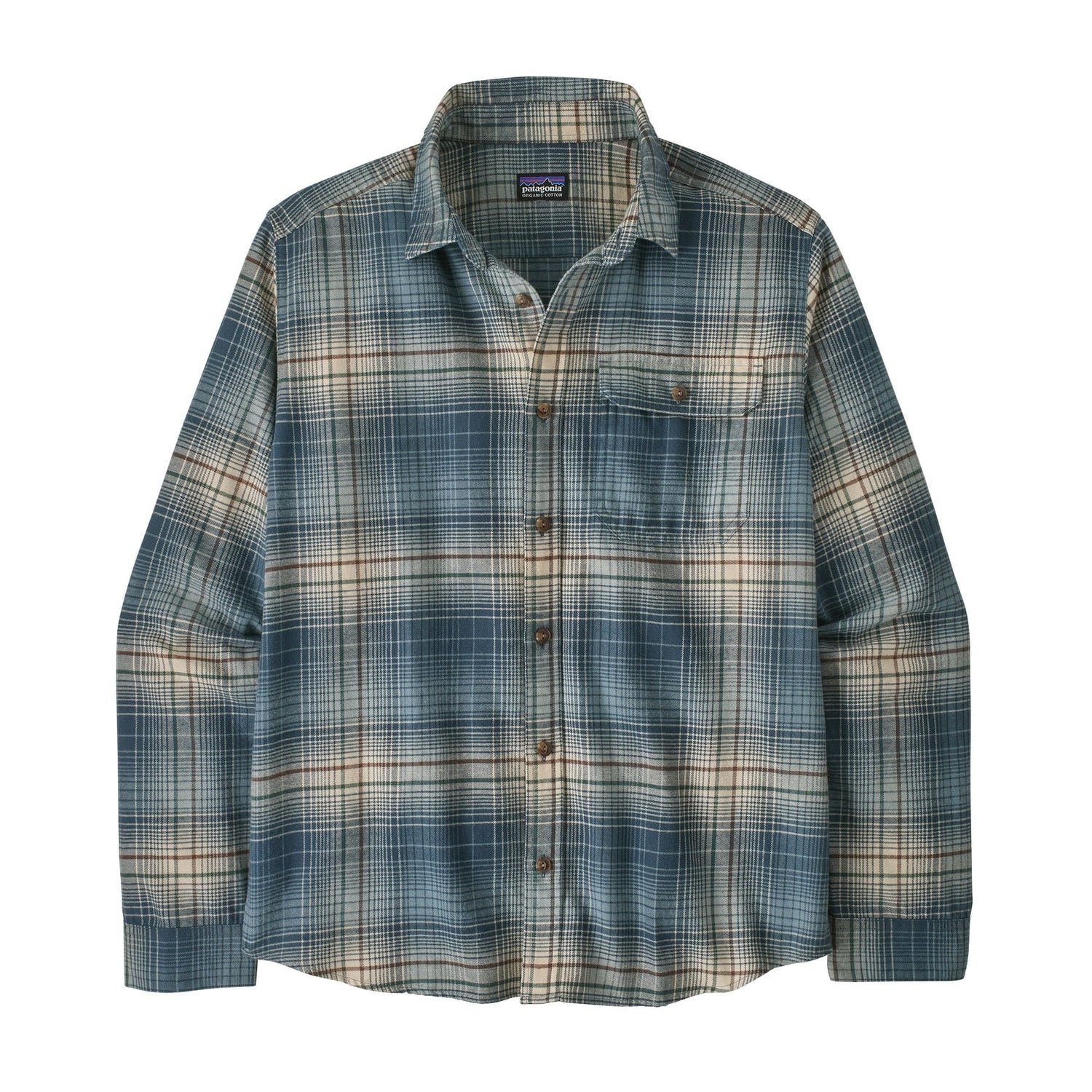 Men's Long Sleeve Lightweight Fjord Flannel Shirt
