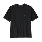 Patagonia 01. MENS APPAREL - MENS T-SHIRTS - MENS T-SHIRT SS Men's Boardshort Logo Pocket Responsibili-Tee INBK INK BLACK
