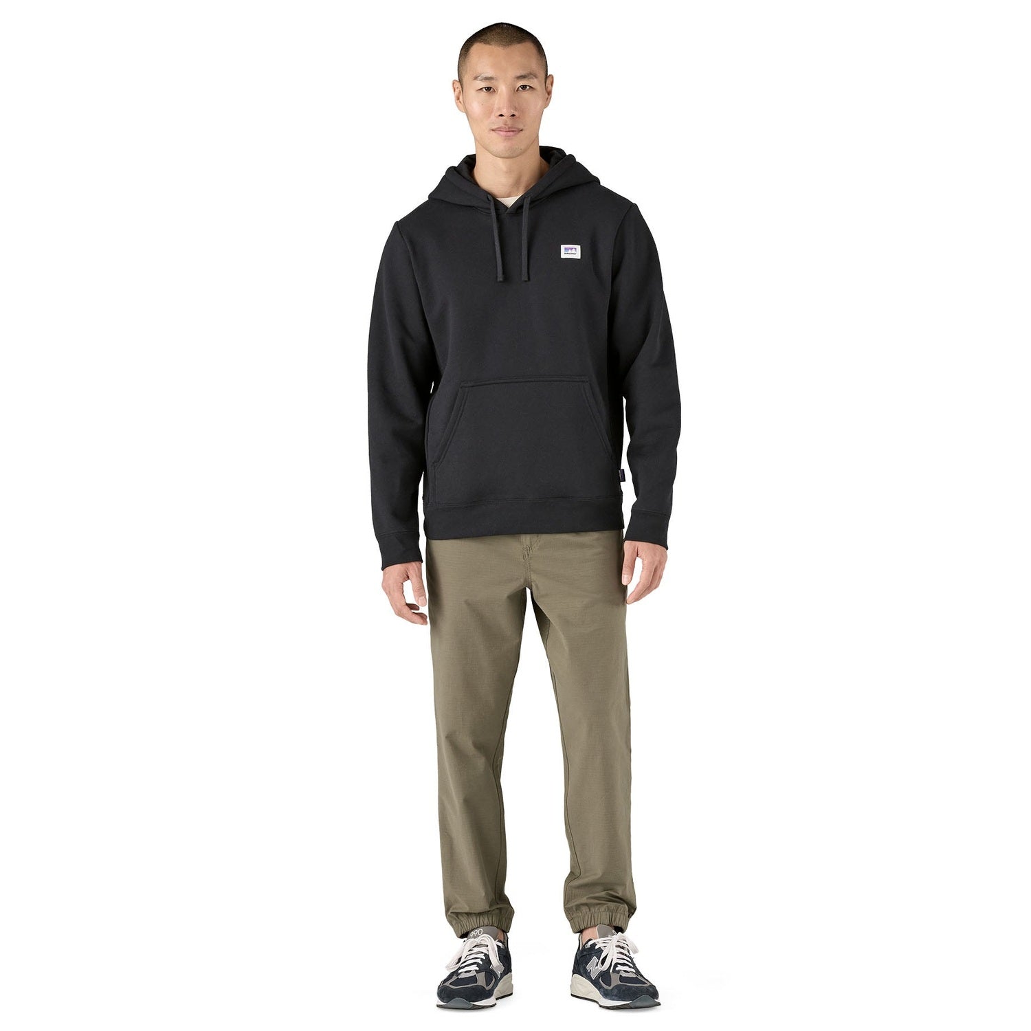 Patagonia 01. MENS APPAREL - MENS HOODIES|SWEATERS - MENS PO HOODY Men's Shop Sticker Uprisal Hoody BLK BLACK
