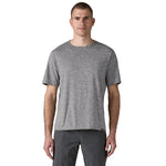 Patagonia 01. MENS APPAREL - MENS SS SHIRTS - MENS SS ACTIVE Men's Capilene® Cool Daily Shirt FEA FEATHER GREY (S26)