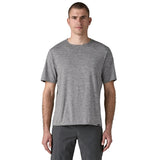 Patagonia 01. MENS APPAREL - MENS SS SHIRTS - MENS SS ACTIVE Men's Capilene® Cool Daily Shirt FEA FEATHER GREY (S26)