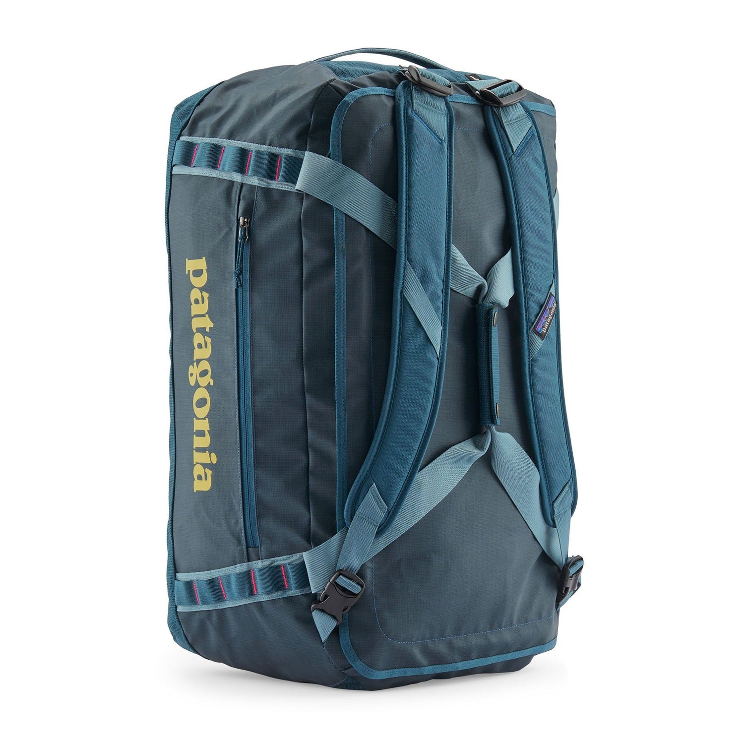 Patagonia 09. PACKS|LUGGAGE - LUGGAGE - DUFFELS Black Hole Duffel 55L TLMP TIDAL TEAL W LUMINOUS PINK