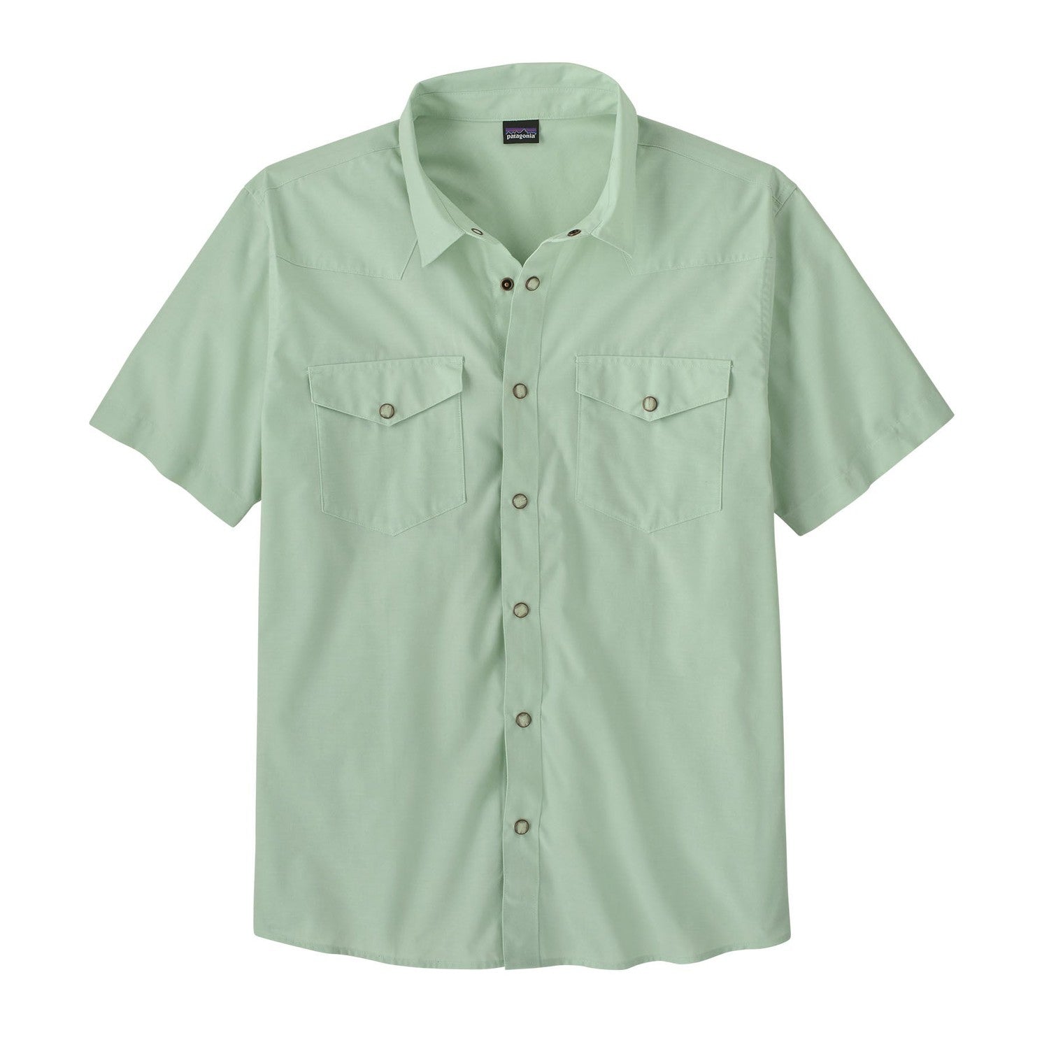 Patagonia 01. MENS APPAREL - MENS SS SHIRTS - MENS SS BUTTON UP Men's Go-To Western Shirt WVTI WHOLE WEAVE| THIN ICE