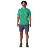 Patagonia 01. MENS APPAREL - MENS SS SHIRTS - MENS SS ACTIVE Men's Capilene® Cool Ultra Shirt AQSX AQUA STONE - LIGHT AQUA STONE X-DYE
