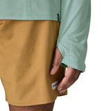 Patagonia 01. MENS APPAREL - MENS LS SHIRTS - MENS LS ACTIVE Men's Long Sleeve Capilene® Cool Sun Shirt TBIX THERMAL BLUE - THIN ICE X-DYE