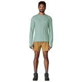Patagonia 01. MENS APPAREL - MENS LS SHIRTS - MENS LS ACTIVE Men's Long Sleeve Capilene® Cool Sun Shirt TBIX THERMAL BLUE - THIN ICE X-DYE