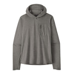 Patagonia 01. MENS APPAREL - MENS LS SHIRTS - MENS LS HOODY Men's Capilene® Cool Sun Hoody FGNX FORGE GREY - NOBLE GREY X-DYE