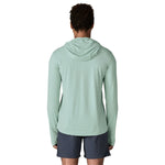 Patagonia 01. MENS APPAREL - MENS LS SHIRTS - MENS LS HOODY Men's Capilene® Cool Sun Hoody TBIX THERMAL BLUE - THIN ICE X-DYE