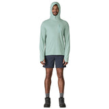 Patagonia 01. MENS APPAREL - MENS LS SHIRTS - MENS LS HOODY Men's Capilene® Cool Sun Hoody TBIX THERMAL BLUE - THIN ICE X-DYE