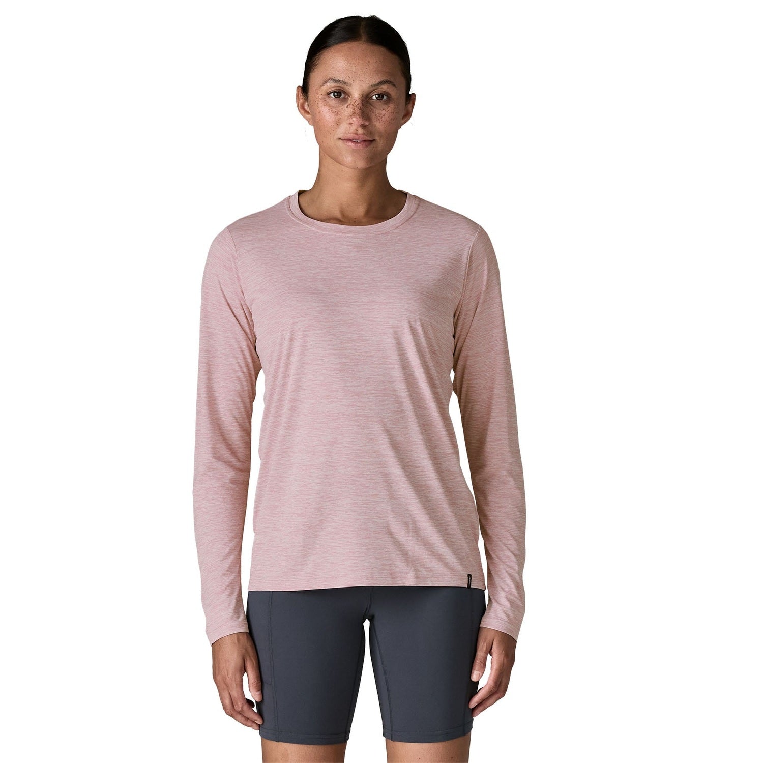 Patagonia 02. WOMENS APPAREL - WOMENS LS SHIRTS - WOMENS LS ACTIVE Women's Long Sleeve Capilene® Cool Daily Shirt QVLT QUIET VIOLET