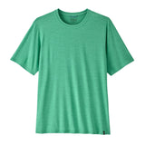 Patagonia 01. MENS APPAREL - MENS SS SHIRTS - MENS SS ACTIVE Men's Capilene® Cool Daily Shirt AQSX AQUA STONE - LIGHT AQUA STONE X-DYE