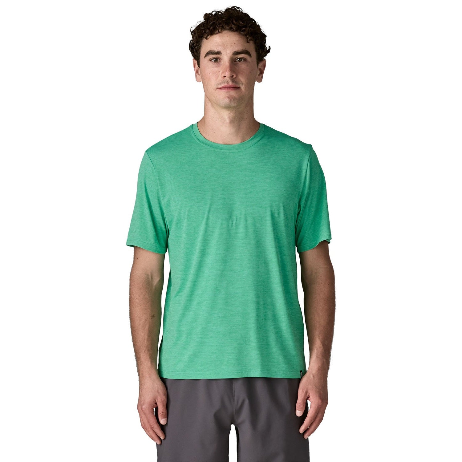 Patagonia 01. MENS APPAREL - MENS SS SHIRTS - MENS SS ACTIVE Men's Capilene® Cool Daily Shirt AQSX AQUA STONE - LIGHT AQUA STONE X-DYE
