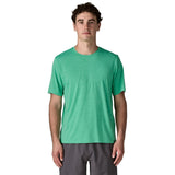 Patagonia 01. MENS APPAREL - MENS SS SHIRTS - MENS SS ACTIVE Men's Capilene® Cool Daily Shirt AQSX AQUA STONE - LIGHT AQUA STONE X-DYE