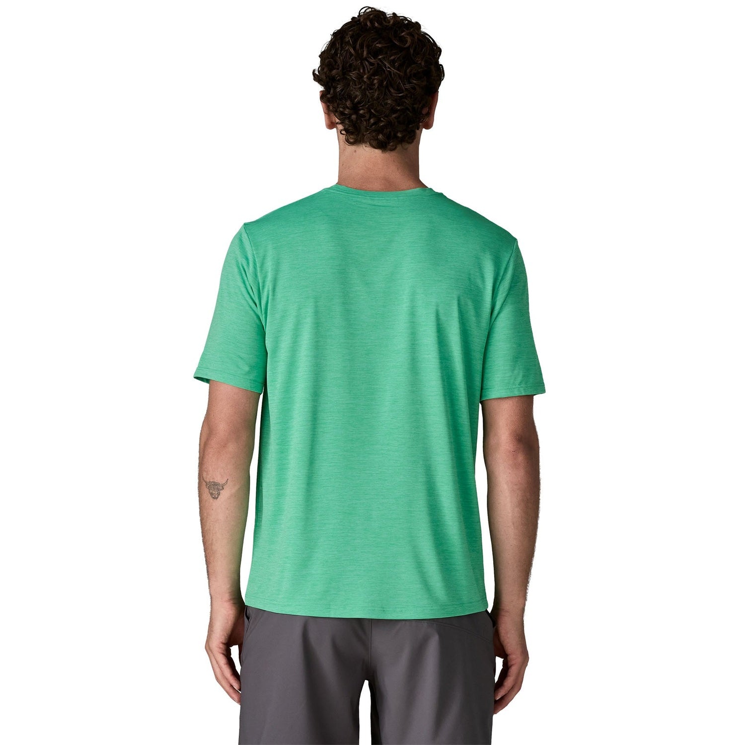 Patagonia 01. MENS APPAREL - MENS SS SHIRTS - MENS SS ACTIVE Men's Capilene® Cool Daily Shirt AQSX AQUA STONE - LIGHT AQUA STONE X-DYE