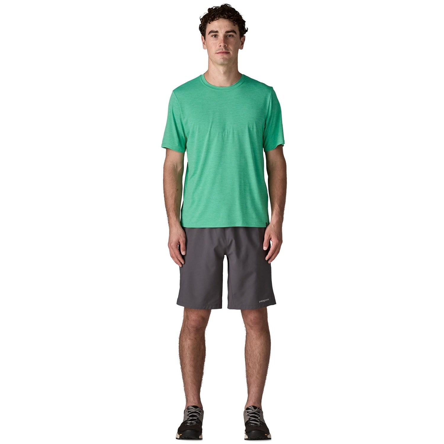 Patagonia 01. MENS APPAREL - MENS SS SHIRTS - MENS SS ACTIVE Men's Capilene® Cool Daily Shirt AQSX AQUA STONE - LIGHT AQUA STONE X-DYE
