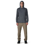 Patagonia 01. MENS APPAREL - MENS LS SHIRTS - MENS LS HOODY Men's Capilene® Cool Daily Hoody SBLX SMOLDER BLUE - LIGHT SMOLDER BLUE X-DYE (S26)