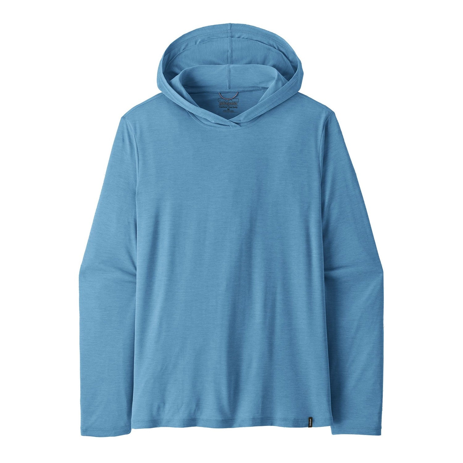 Patagonia 01. MENS APPAREL - MENS LS SHIRTS - MENS LS HOODY Men's Capilene® Cool Daily Hoody SHRX SHORE BLUE - LIGHT SHORE BLUE X-DYE