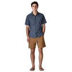 Patagonia 01. MENS APPAREL - MENS SS SHIRTS - MENS SS BUTTON UP Men's Back Step Shirt BQDO BOUQUET| DOLOMITE BLUE
