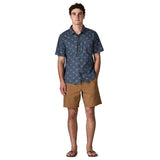 Patagonia 01. MENS APPAREL - MENS SS SHIRTS - MENS SS BUTTON UP Men's Back Step Shirt BQDO BOUQUET| DOLOMITE BLUE