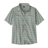 Patagonia 01. MENS APPAREL - MENS SS SHIRTS - MENS SS BUTTON UP Men's Back Step Shirt SLSG STROLL| BLUE SAGE