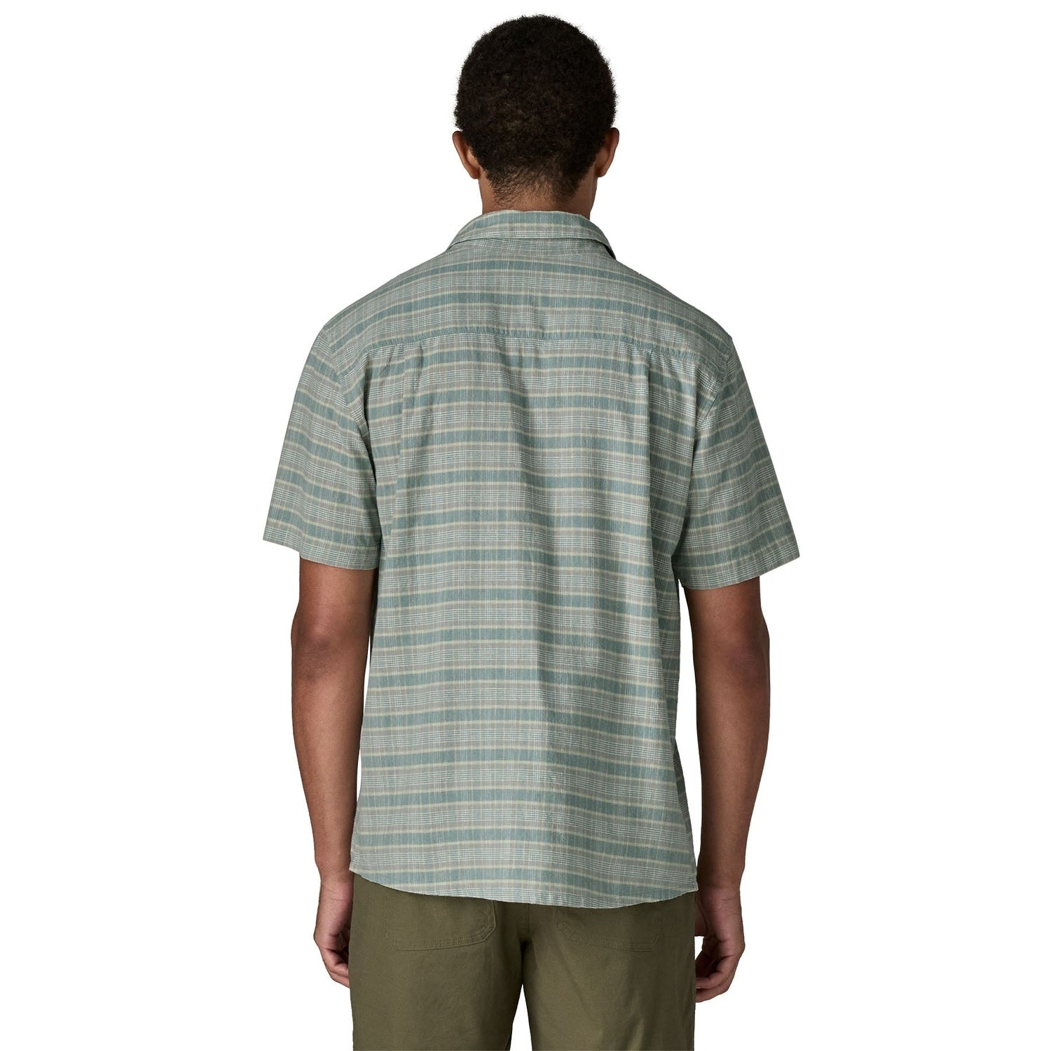 Patagonia 01. MENS APPAREL - MENS SS SHIRTS - MENS SS BUTTON UP Men's Back Step Shirt SLSG STROLL| BLUE SAGE