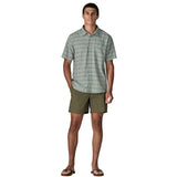 Patagonia 01. MENS APPAREL - MENS SS SHIRTS - MENS SS BUTTON UP Men's Back Step Shirt SLSG STROLL| BLUE SAGE