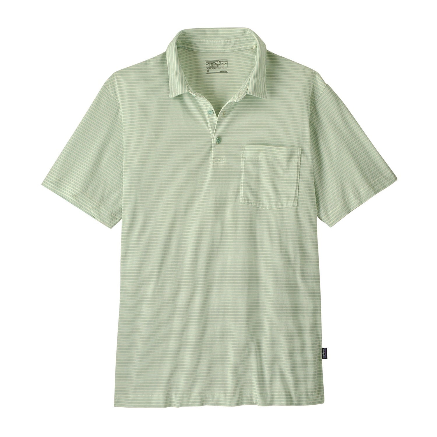 Patagonia 01. MENS APPAREL - MENS SS SHIRTS - MENS SS POLO Men's Daily Polo TTNI TWIN ROPE| THIN ICE