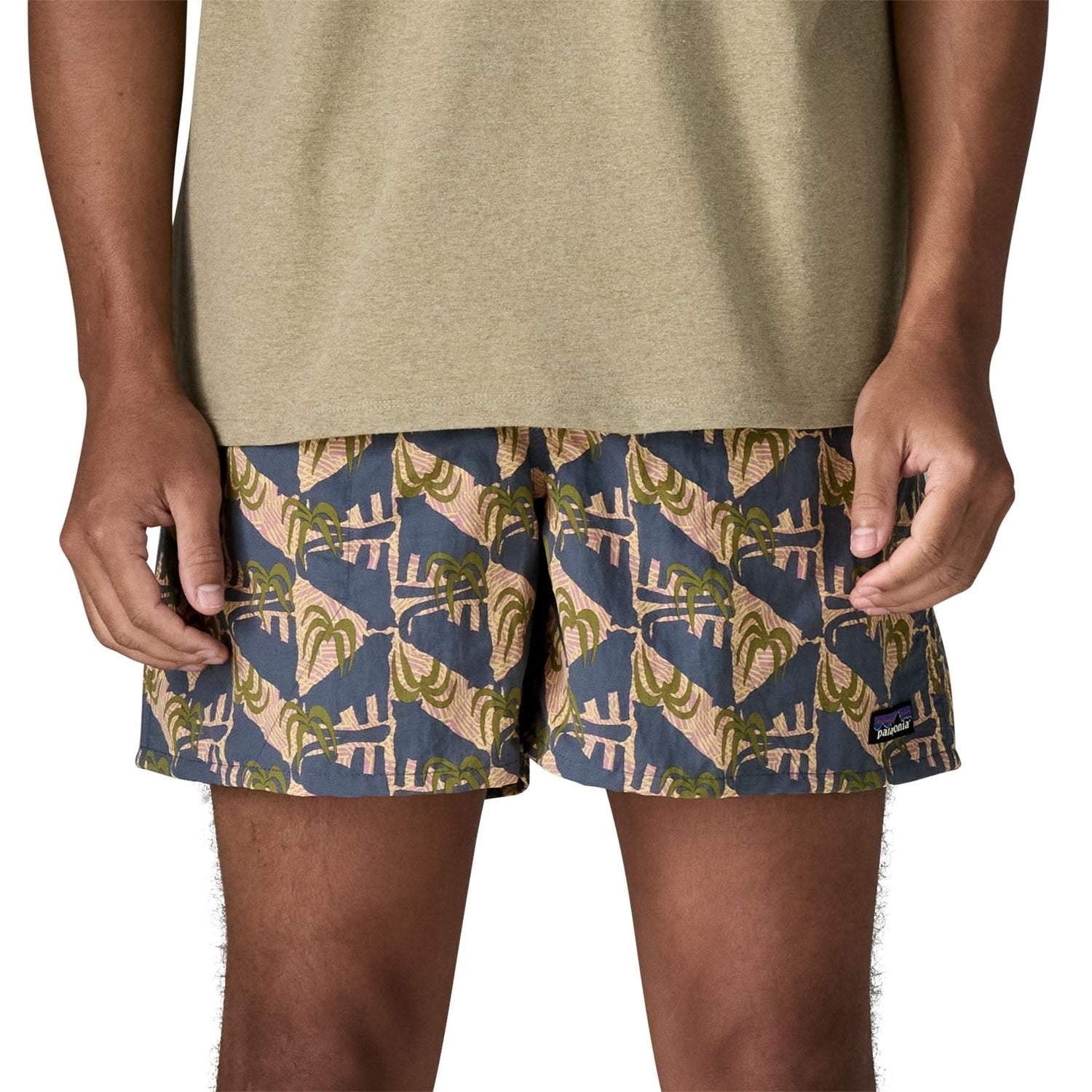 Patagonia 01. MENS APPAREL - MENS SHORTS - MENS SHORTS ACTIVE Men's Baggies Shorts - 5in JGDO JAGUAR GEO| DOLOMITE BLUE