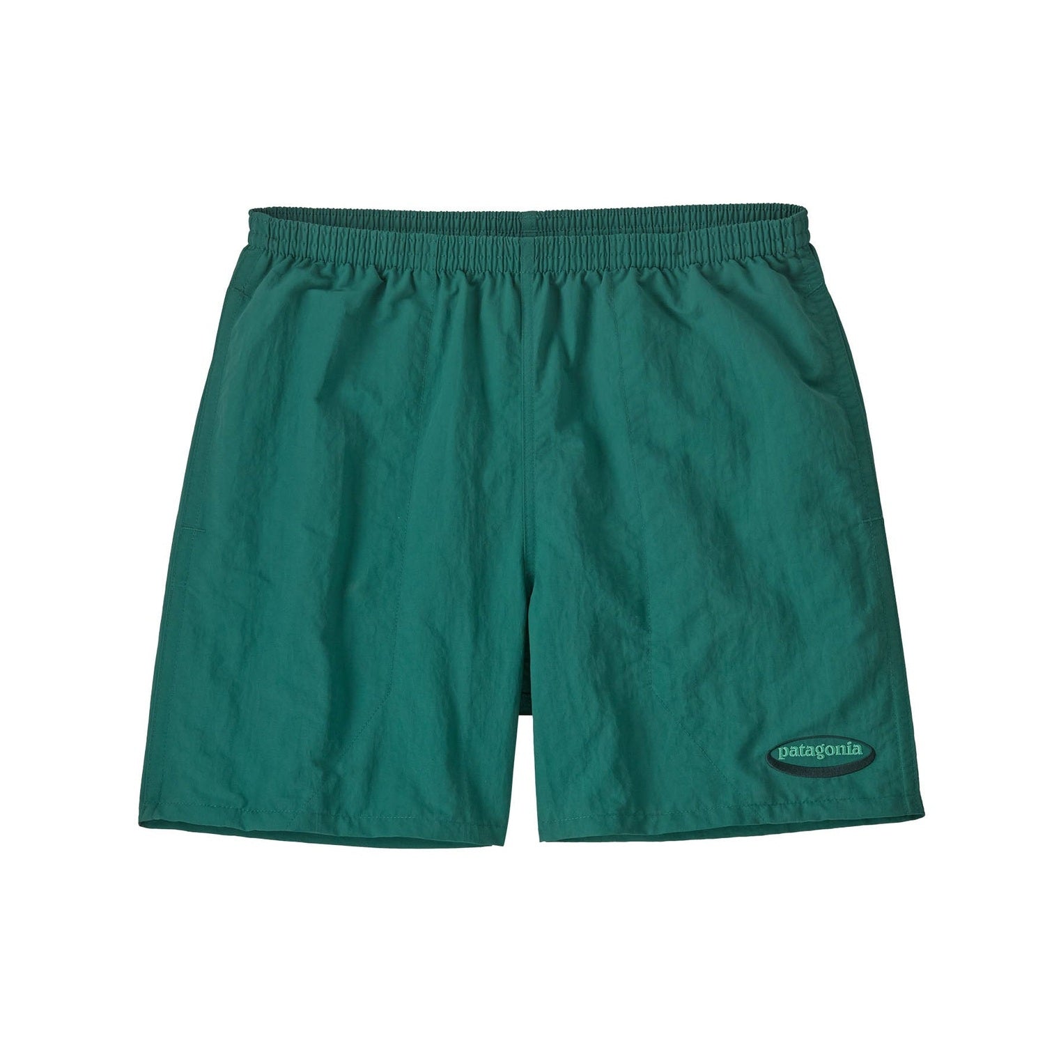 Patagonia 01. MENS APPAREL - MENS SHORTS - MENS SHORTS ACTIVE Men's Baggies Shorts - 5in OLGM '95 OVAL LOGO| GEM GREEN