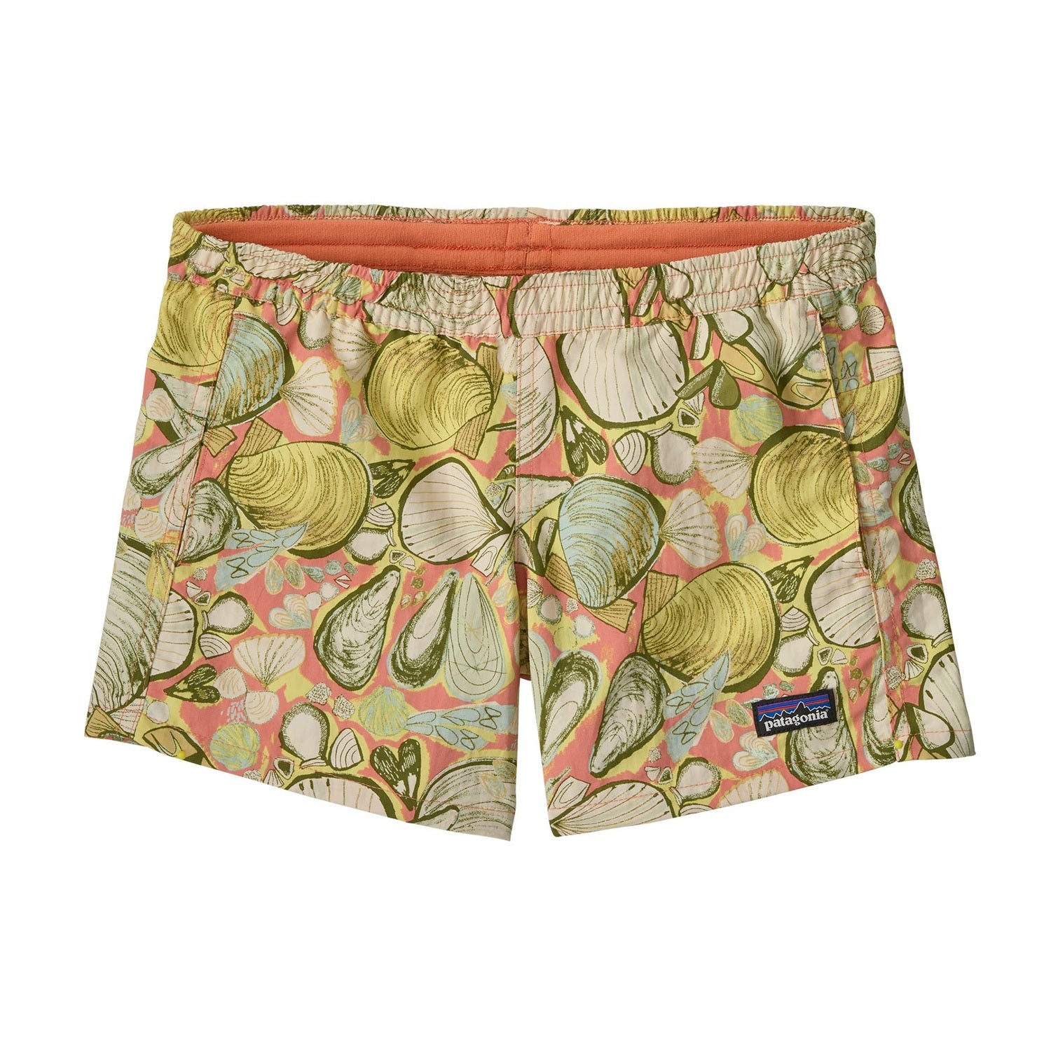 Patagonia 03. KIDS|BABY - KIDS - KIDS BOTTOMS Kids Baggies Shorts 4in - Unlined SHML SHELLY SHELLY| MELLOW MELON