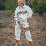 DARLIN' 02. WOMENS APPAREL - WOMENS HOODIES|SWEATERS - WOMENS PO HOODY Women's Wild Horses Hoodie CREME