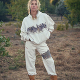 DARLIN' 02. WOMENS APPAREL - WOMENS PANTS - WOMENS PANTS LOUNGE Women's Wild Horses Sweatpant CREME