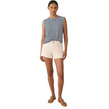 Faherty 02. WOMENS APPAREL - WOMENS SS SHIRTS - WOMENS TANK CASUAL Women's Unwashed Slub Muscle Tank ITN TITAN STRIPE