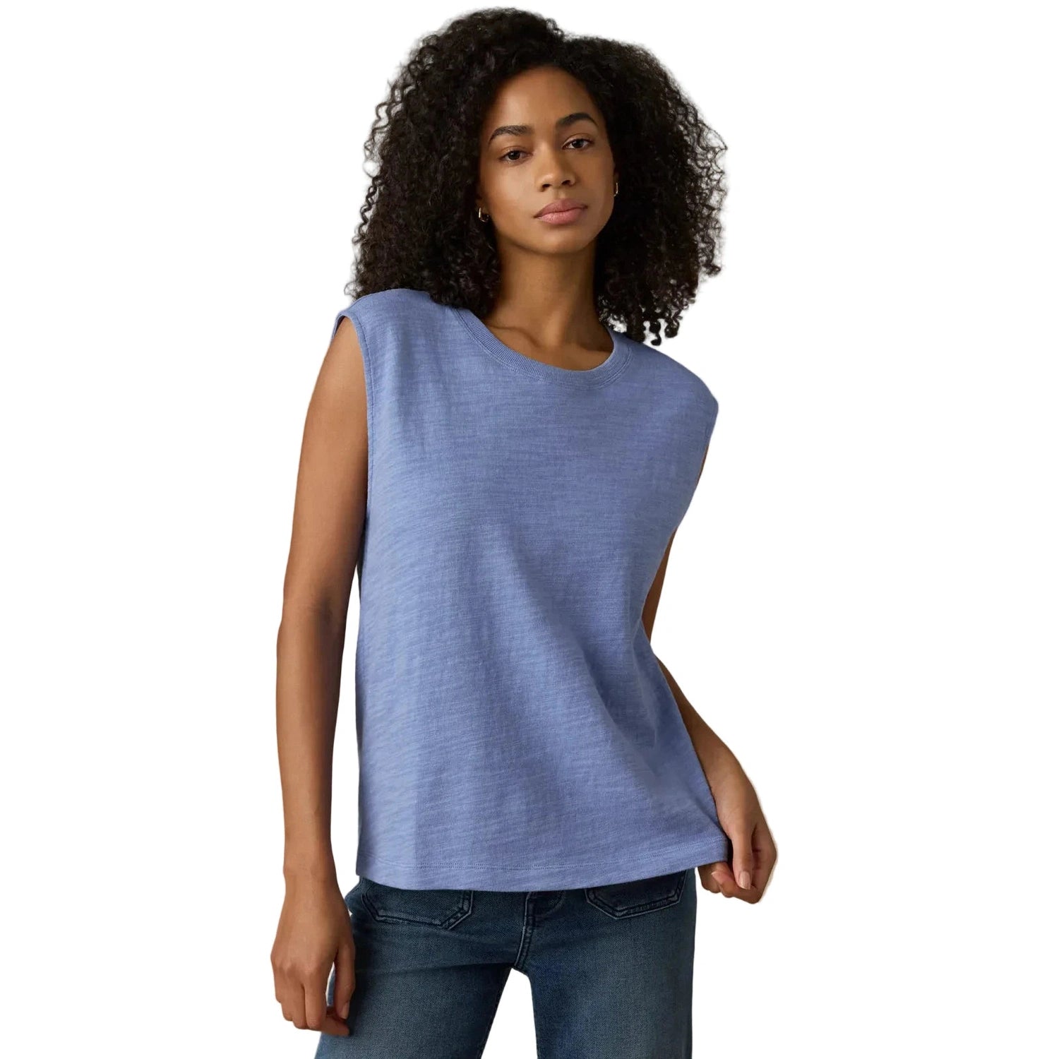 Women's Sunwashed Slub Muscle Tank