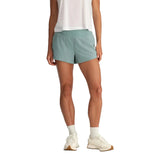 Free Fly Apparel 02. WOMENS APPAREL - WOMENS SHORTS - WOMENS SHORTS ACTIVE Women's Bamboo-Lined Active Breeze Short - 3" OCEAN MIST