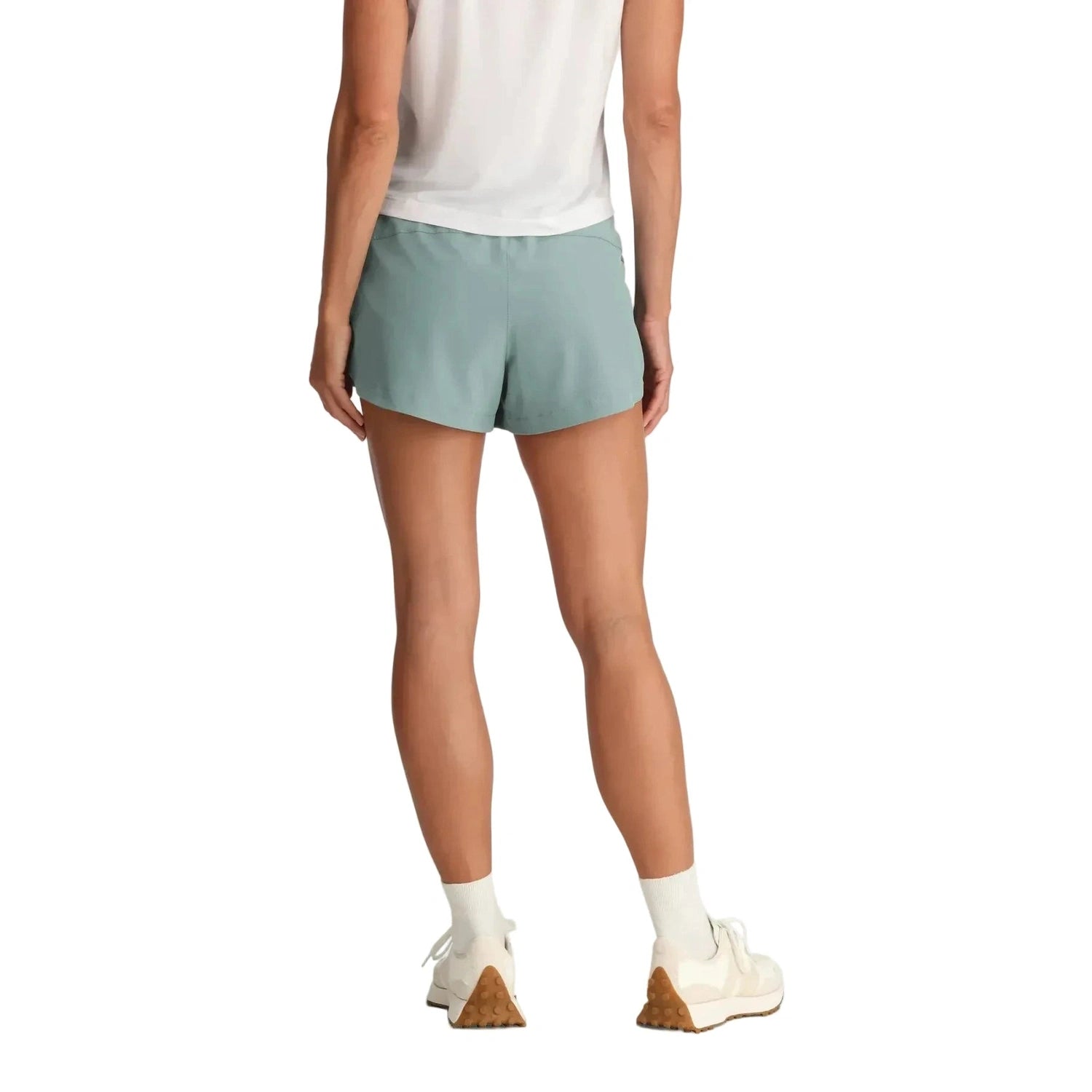 Free Fly Apparel 02. WOMENS APPAREL - WOMENS SHORTS - WOMENS SHORTS ACTIVE Women's Bamboo-Lined Active Breeze Short - 3" OCEAN MIST