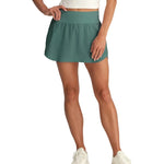 Free Fly Apparel 02. WOMENS APPAREL - WOMENS DRESS|SKIRT - WOMENS SKIRT ACTIVE Women's Bamboo-Lined Active Breeze Skort SEA SALT