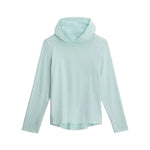 Free Fly Apparel 02. WOMENS APPAREL - WOMENS LS SHIRTS - WOMENS LS HOODY Women's Bamboo Shade Hoody II TROPIC SEA