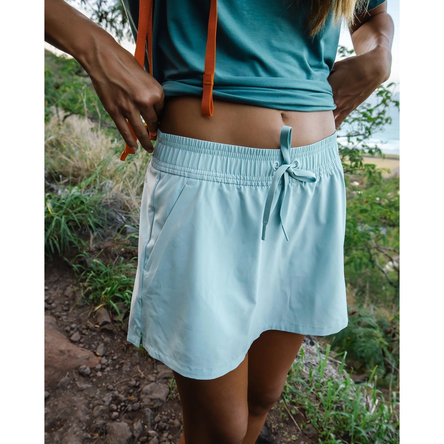 Free Fly Apparel 02. WOMENS APPAREL - WOMENS DRESS|SKIRT - WOMENS SKIRT ACTIVE Women's Driftlight Skirt OCEAN MIST
