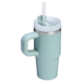 Stanley 08. DRINKWARE - WATER BOTTLES - WATER BOTTLES The Quencher H2.0 Flowstate Tumbler 14 oz SEAFOAM