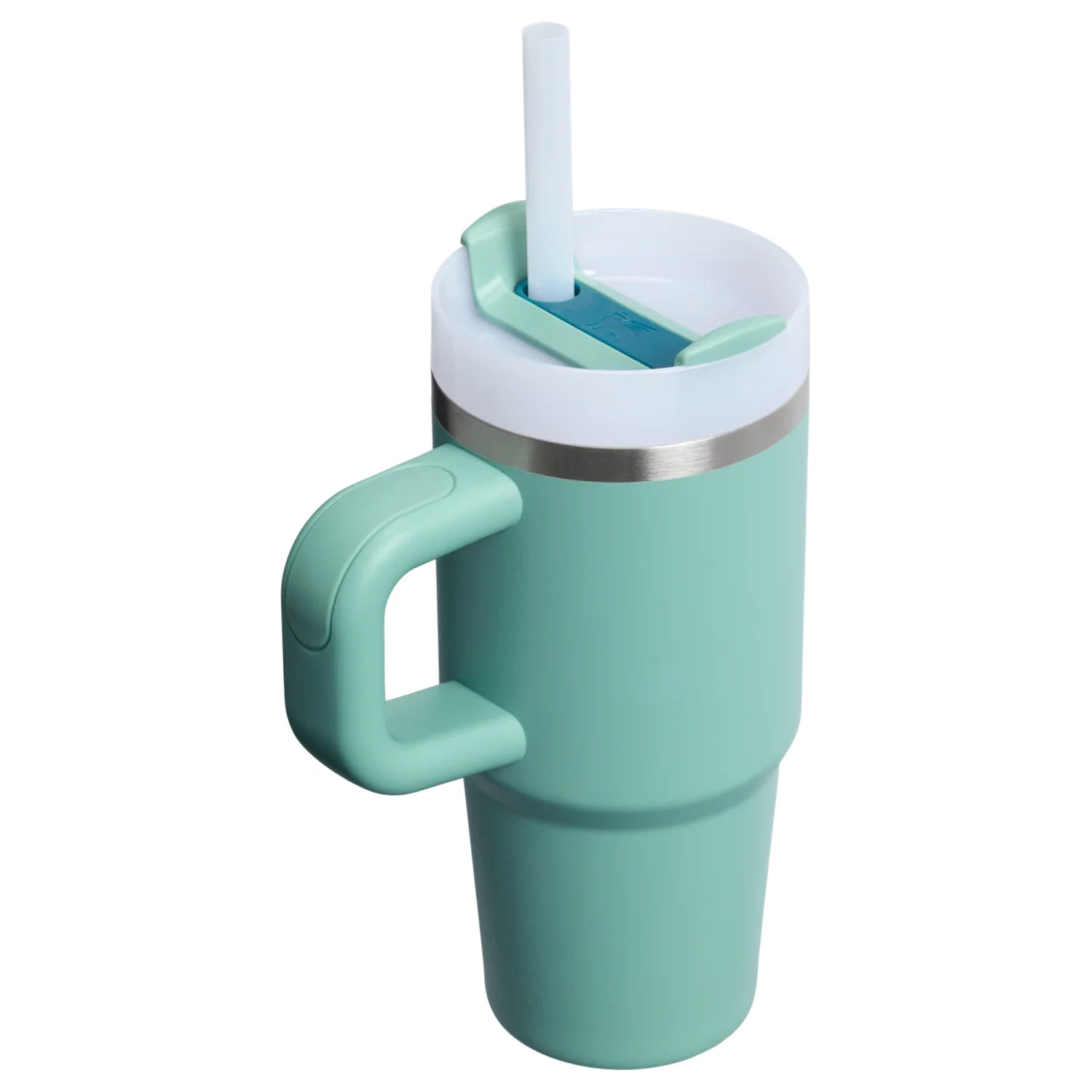 The Quencher H2.O FlowState Tumbler with Handle & Straw | 14 oz Spring Green