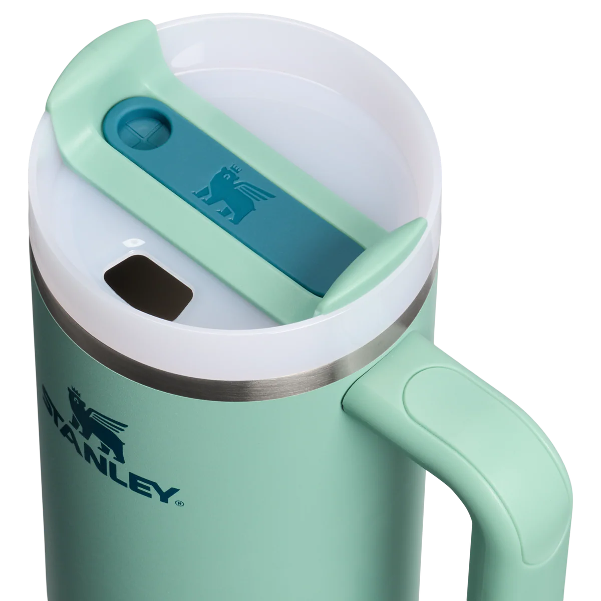 Stanley 08. DRINKWARE - WATER BOTTLES - WATER BOTTLES The Quencher H2.0 Flowstate Tumbler 30 oz SPRING GREEN