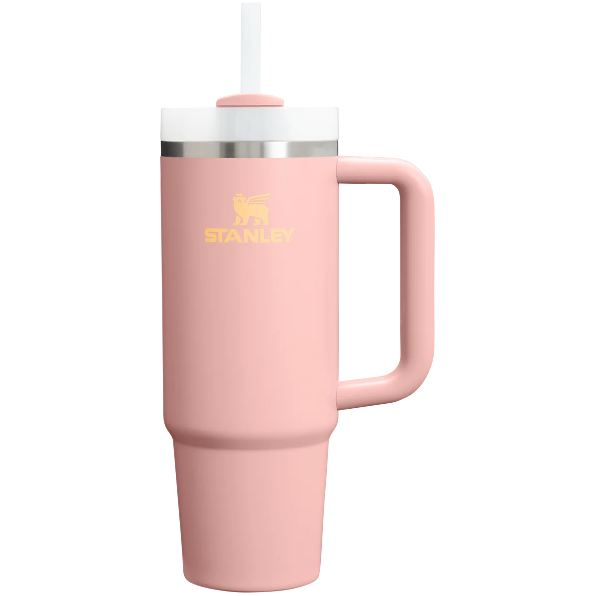 Stanley 08. DRINKWARE - WATER BOTTLES - WATER BOTTLES The Quencher H2.0 Flowstate Tumbler 30 oz PEACH ROSE