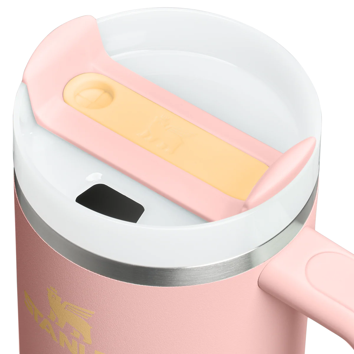 Stanley 08. DRINKWARE - WATER BOTTLES - WATER BOTTLES The Quencher H2.0 Flowstate Tumbler 30 oz PEACH ROSE