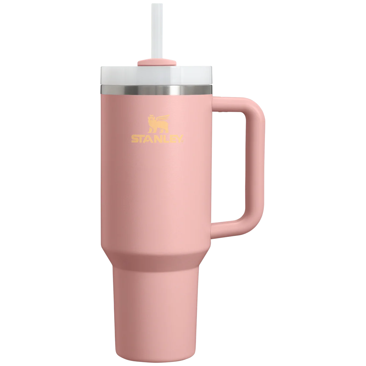 Stanley 08. DRINKWARE - WATER BOTTLES - WATER BOTTLES The Quencher H2.0 Flowstate Tumbler 40 oz PEACH ROSE